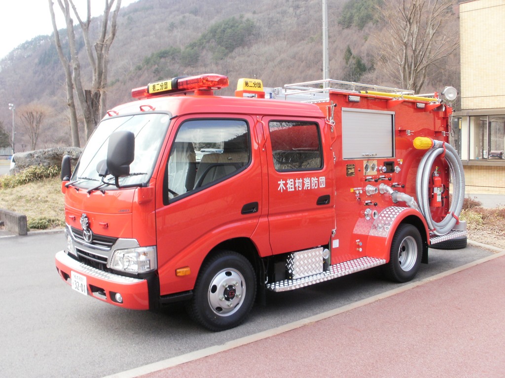 木祖村様に消防ポンプ自動車を納入しました（CD-Ⅰ） | CSK総合防災